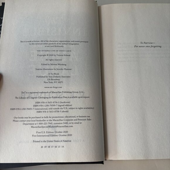 The Invisible Life of Addie LaRue by V.E. Schwab Hardcover - Picture 3 of 7